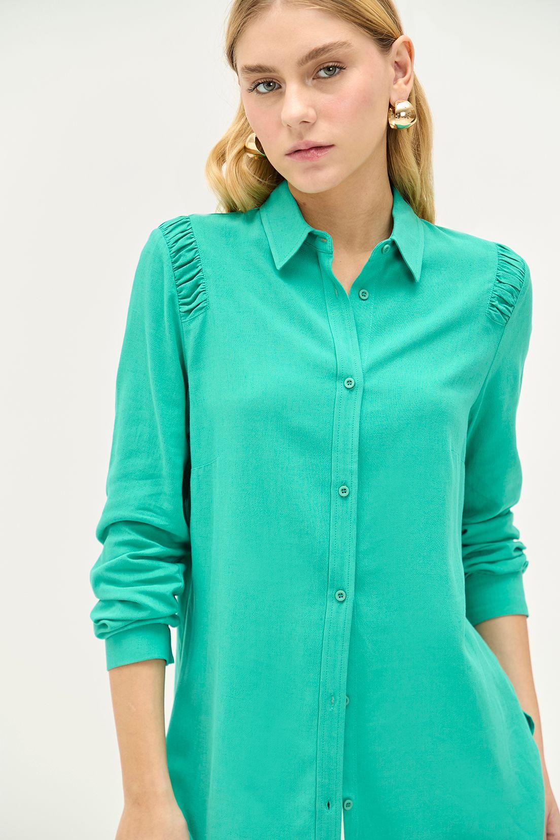 Blusa Lisa Verde iO 14020224066217-1