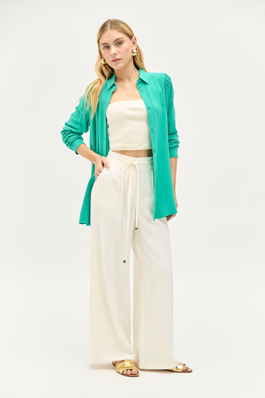 Blusa Lisa Verde iO 14020224066217-3
