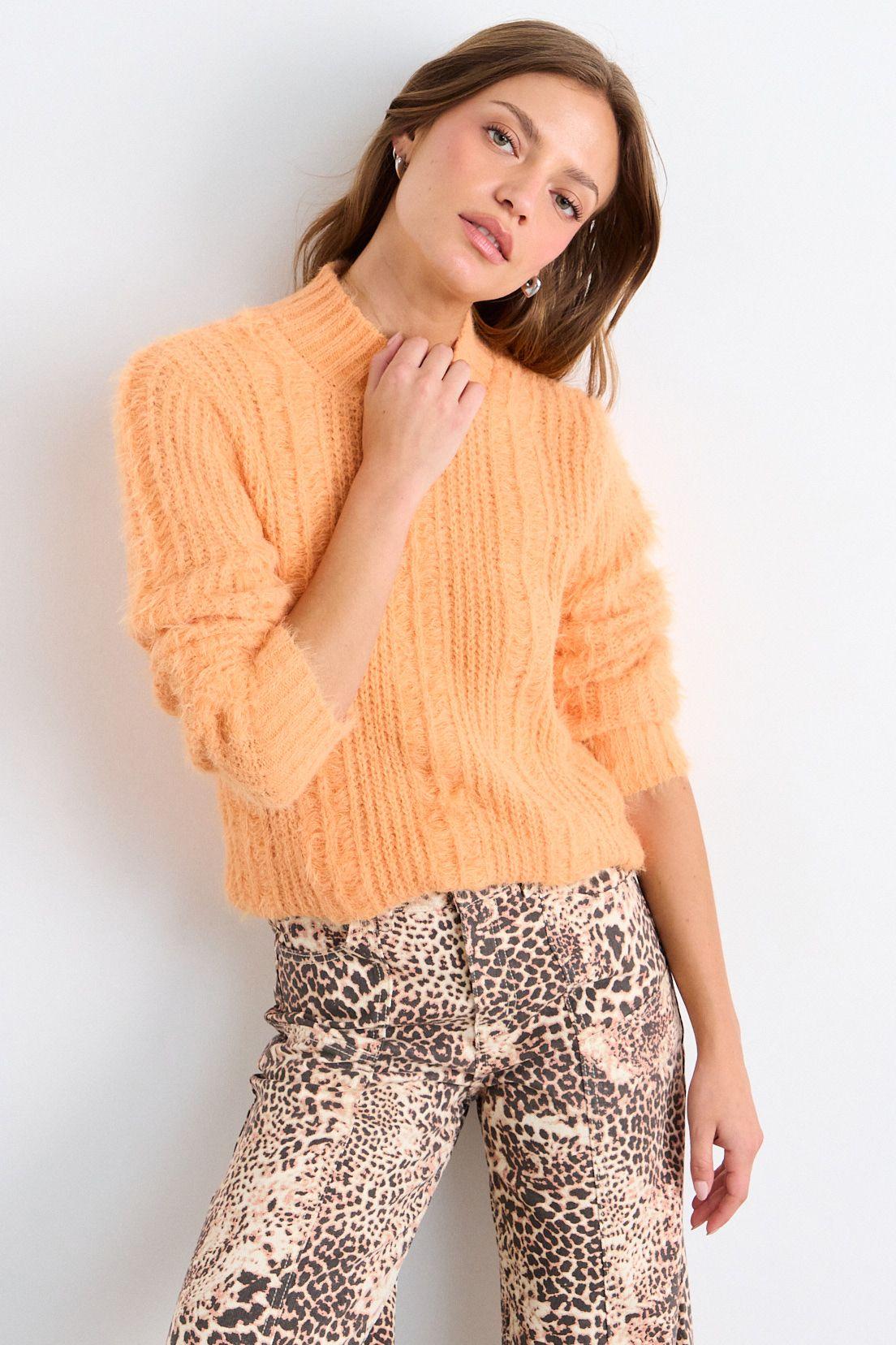 Sweater Liso Naranjo iO 18120126014114-0