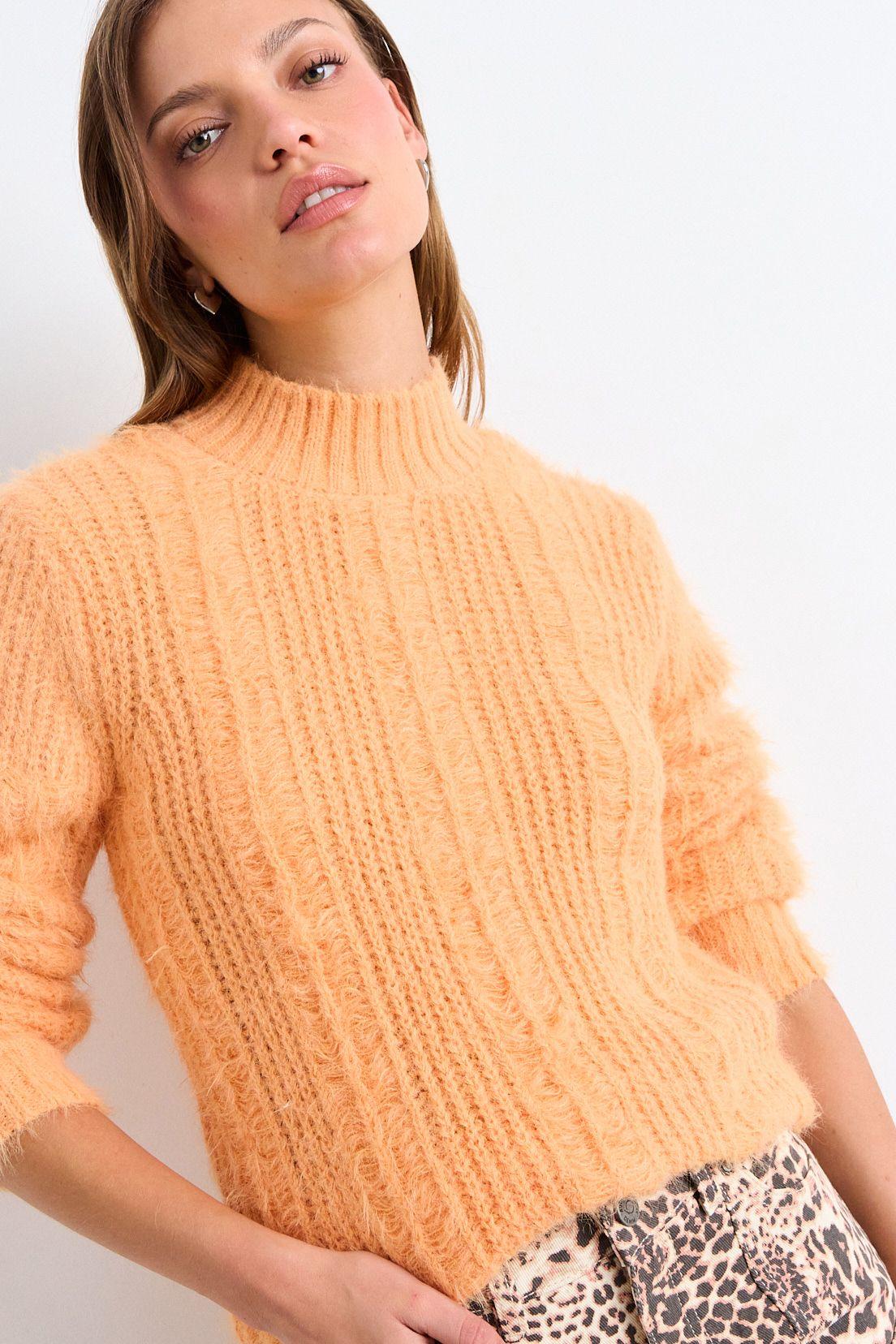 Sweater Liso Naranjo iO 18120126014114-1