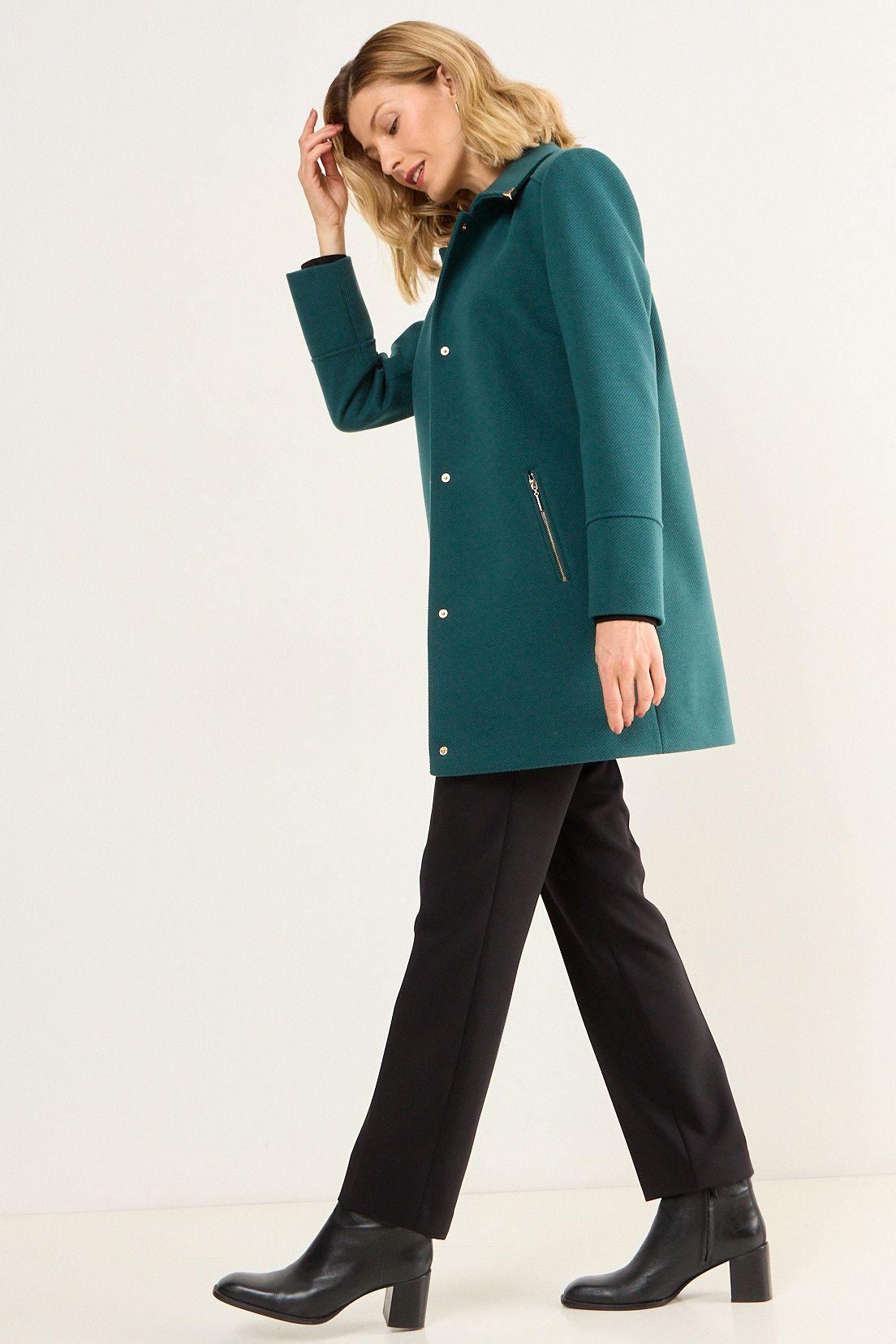 Chaqueton Cuello Camisero Verde Oliva Ma Griffe 17202126001107-4