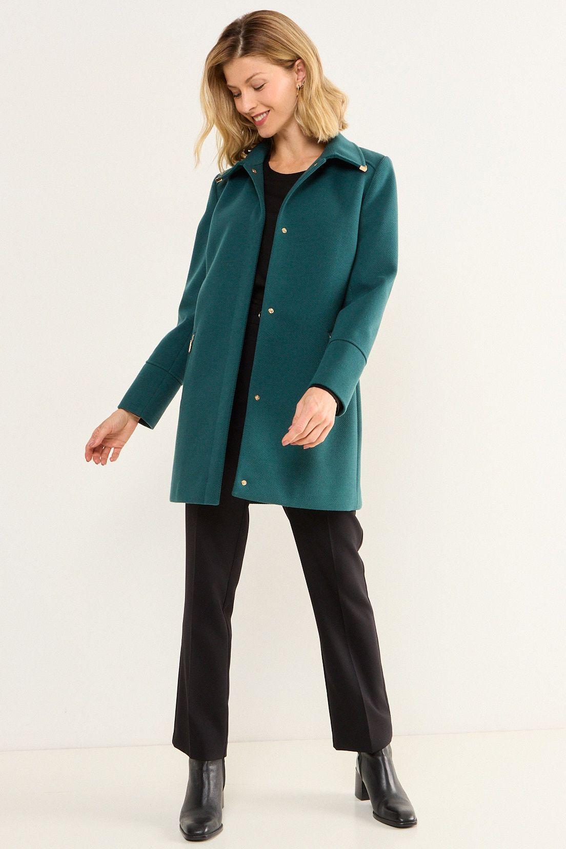 Chaqueton Cuello Camisero Verde Oliva Ma Griffe 17202126001107-3