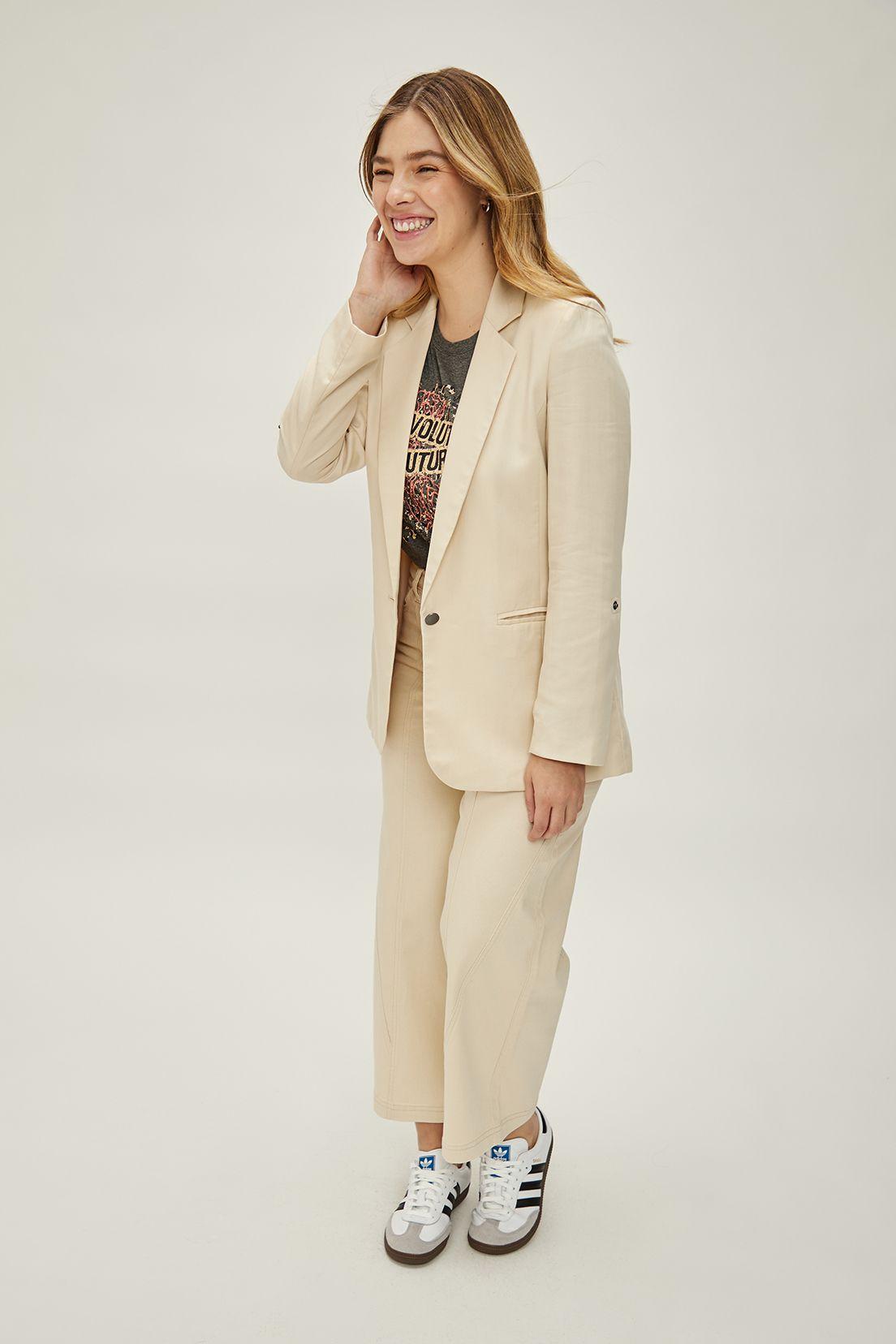 Blazer Liso Beige iO 16020224011106-1