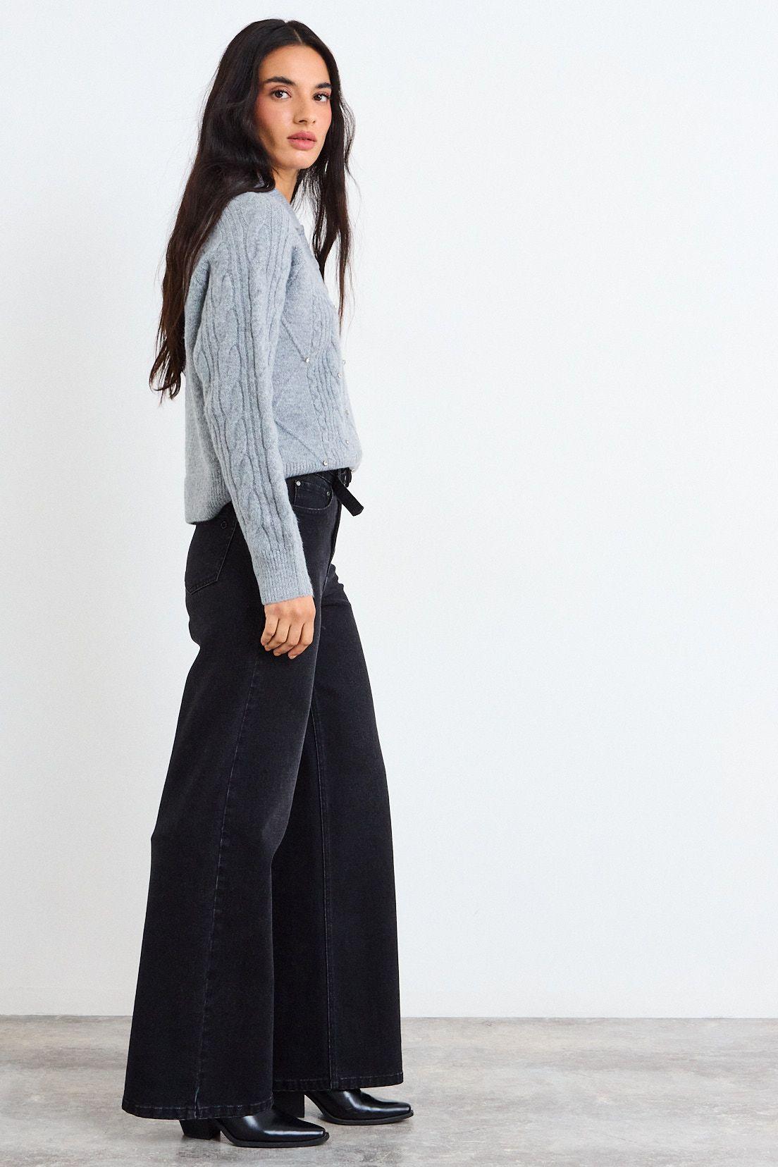 Sweater Liso Gris iO 18120126025113-2