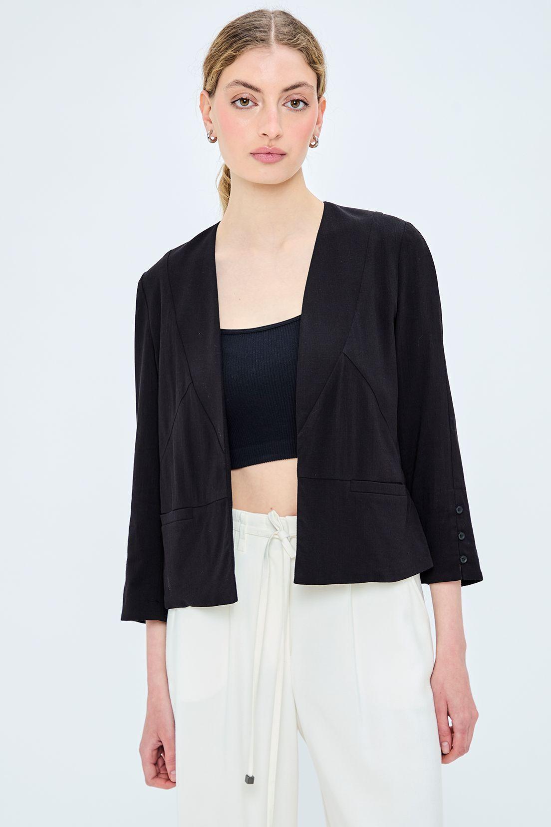 Casaca Lisa Negro iO 17520224055102-0