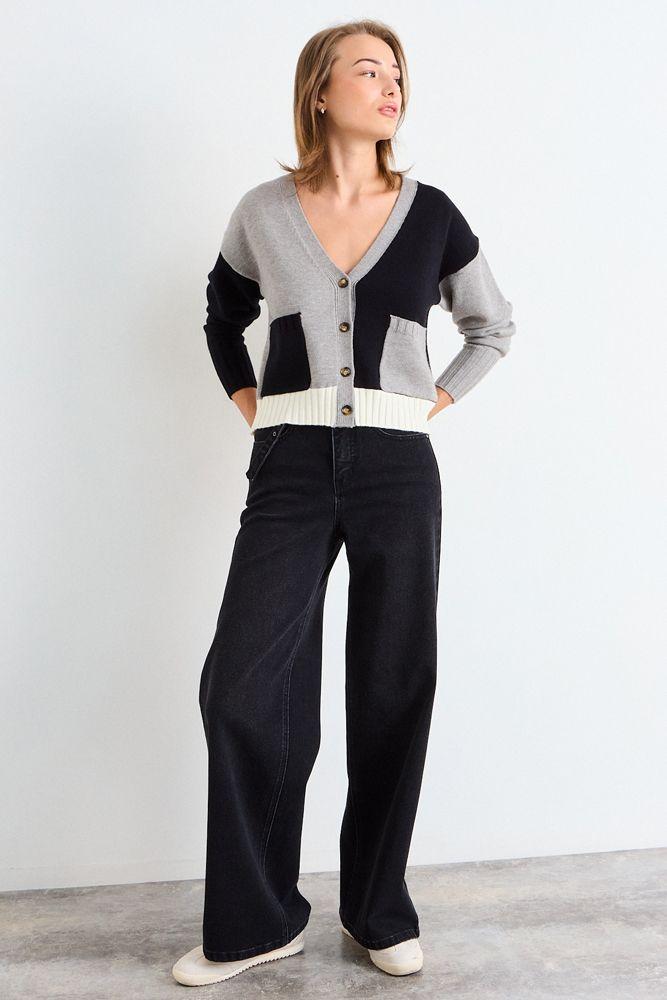 Chaleco Liso Negro iO 18020126003102-3