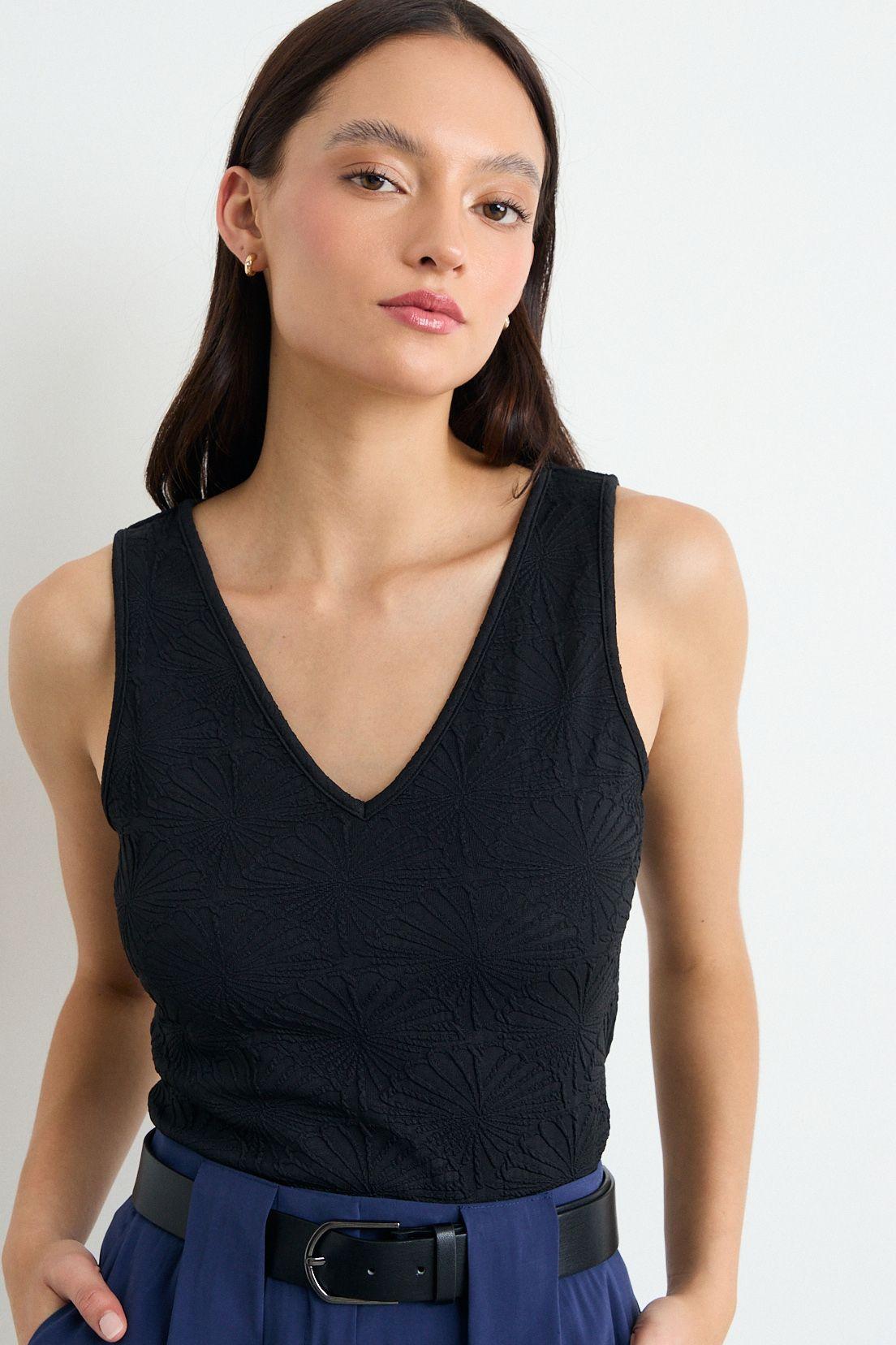 Polera Lisa Negro iO 14220225010102-0