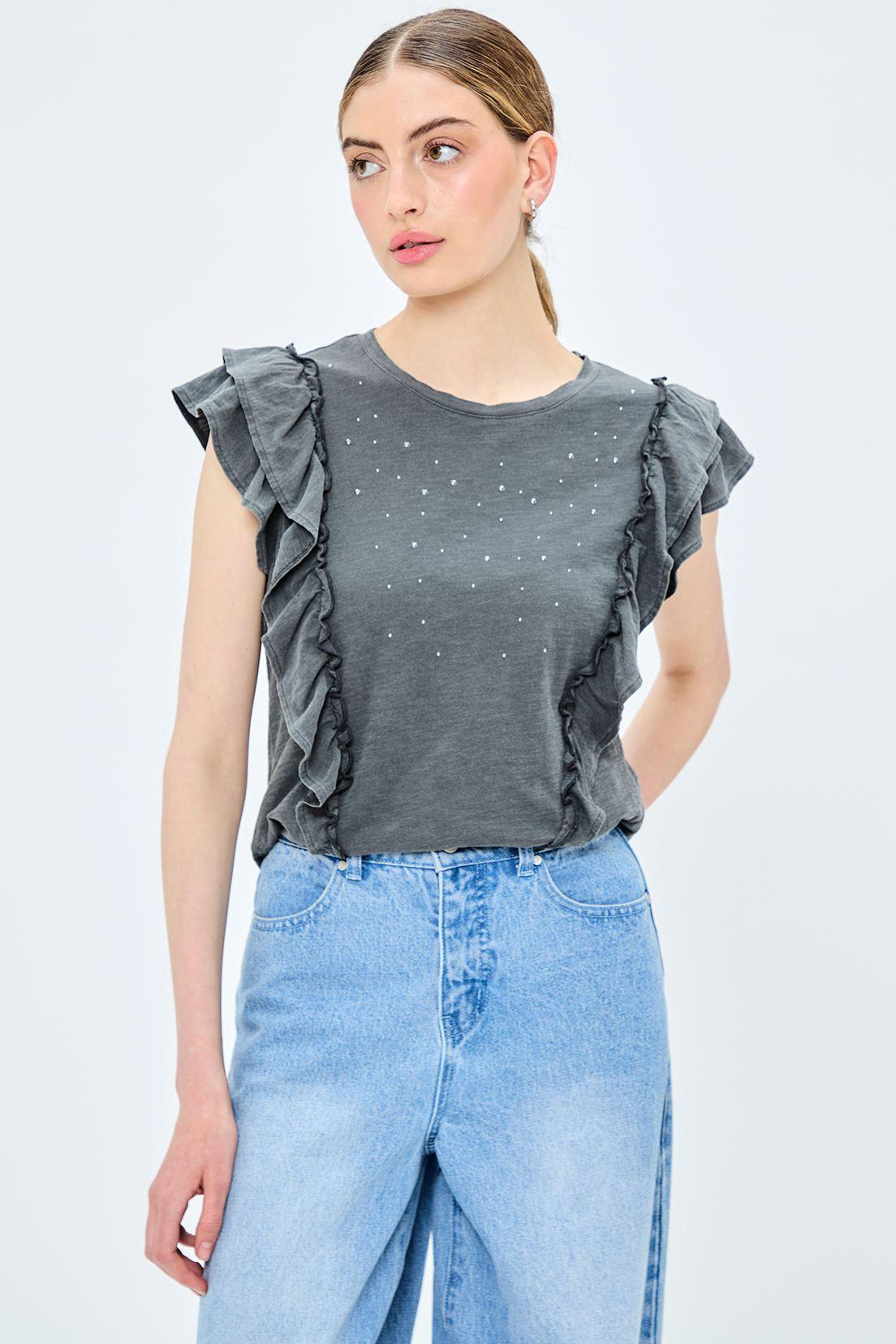 Polera Lisa Gris iO 14220224073163-0