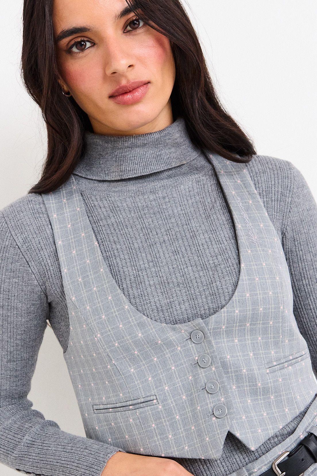 Gilet Fantasia Gris iO 16320226001113-1