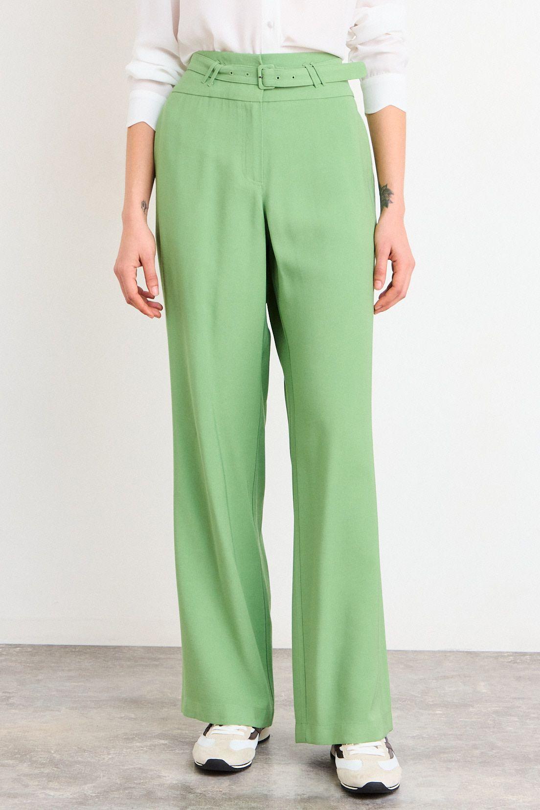 Pantalon Liso Verde iO 11020226050137-1