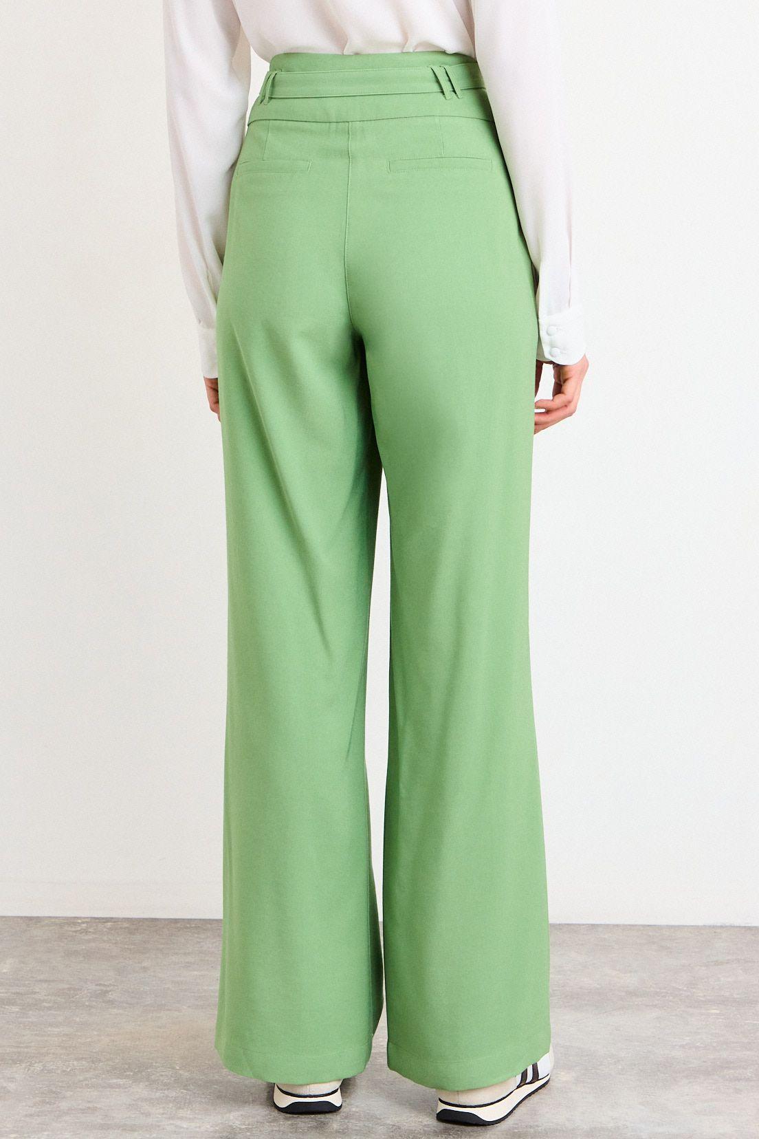 Pantalon Liso Verde iO 11020226050137-3