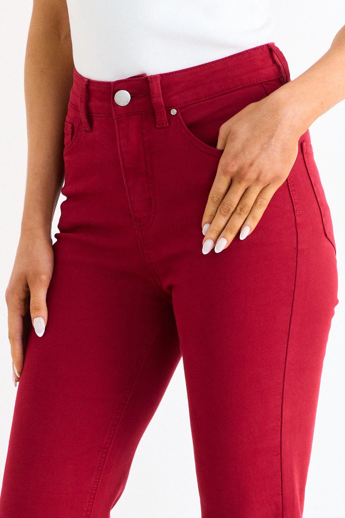 Flare Jeans Liso Burdeos Ash 11307126005112-1