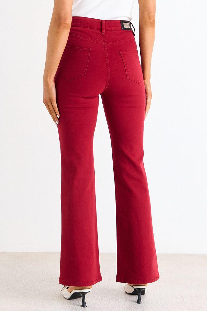 Flare Jeans Liso Burdeos Ash 11307126005112-3