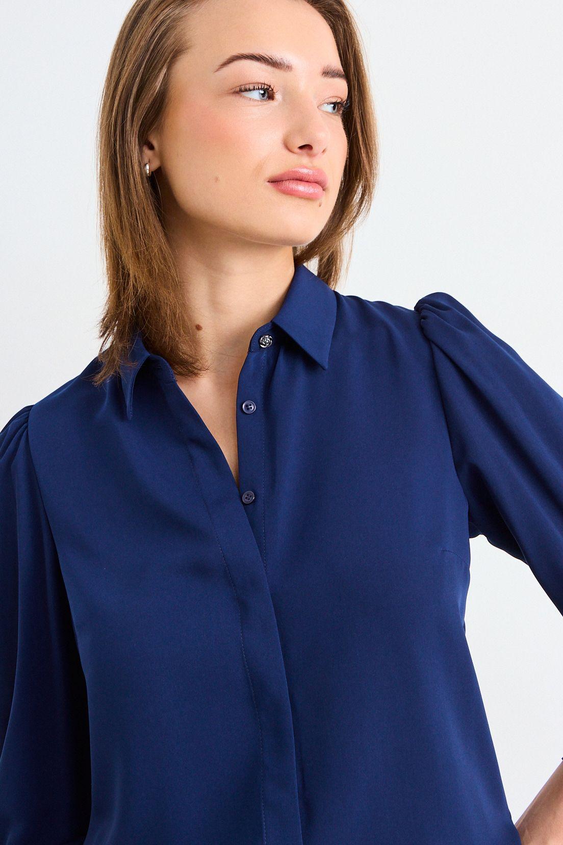 Blusa Lisa Azul iO 14020126059104-1