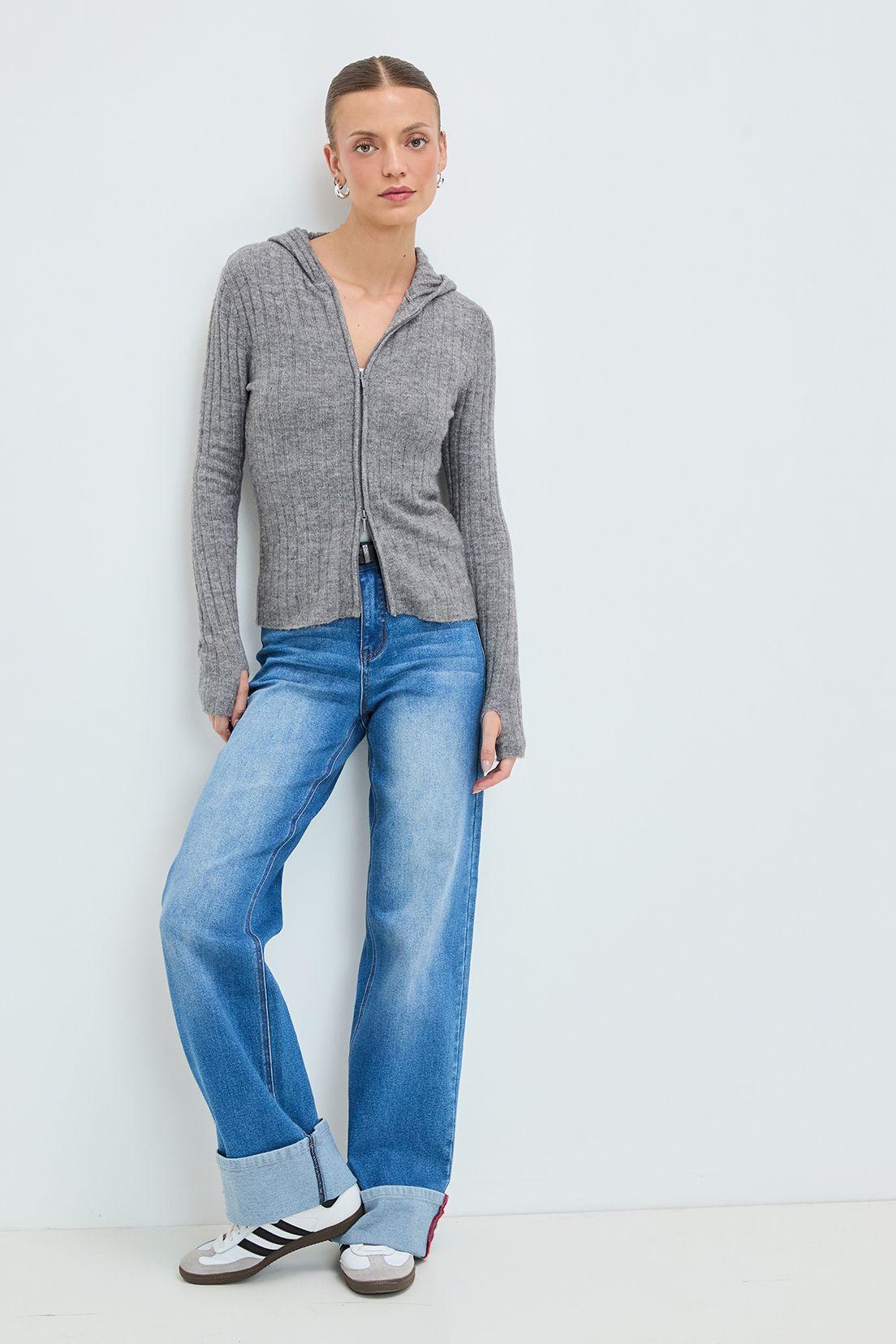 Sweater Liso Gris 18104125018113-4