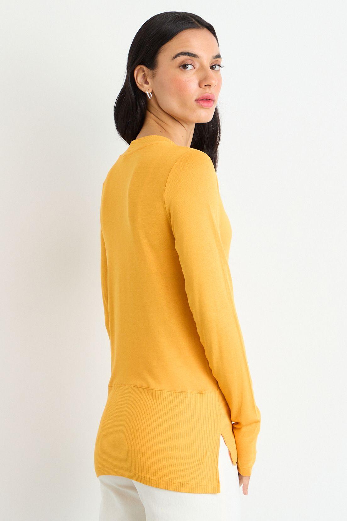 Polera Lisa Amarillo 14204125015108-4