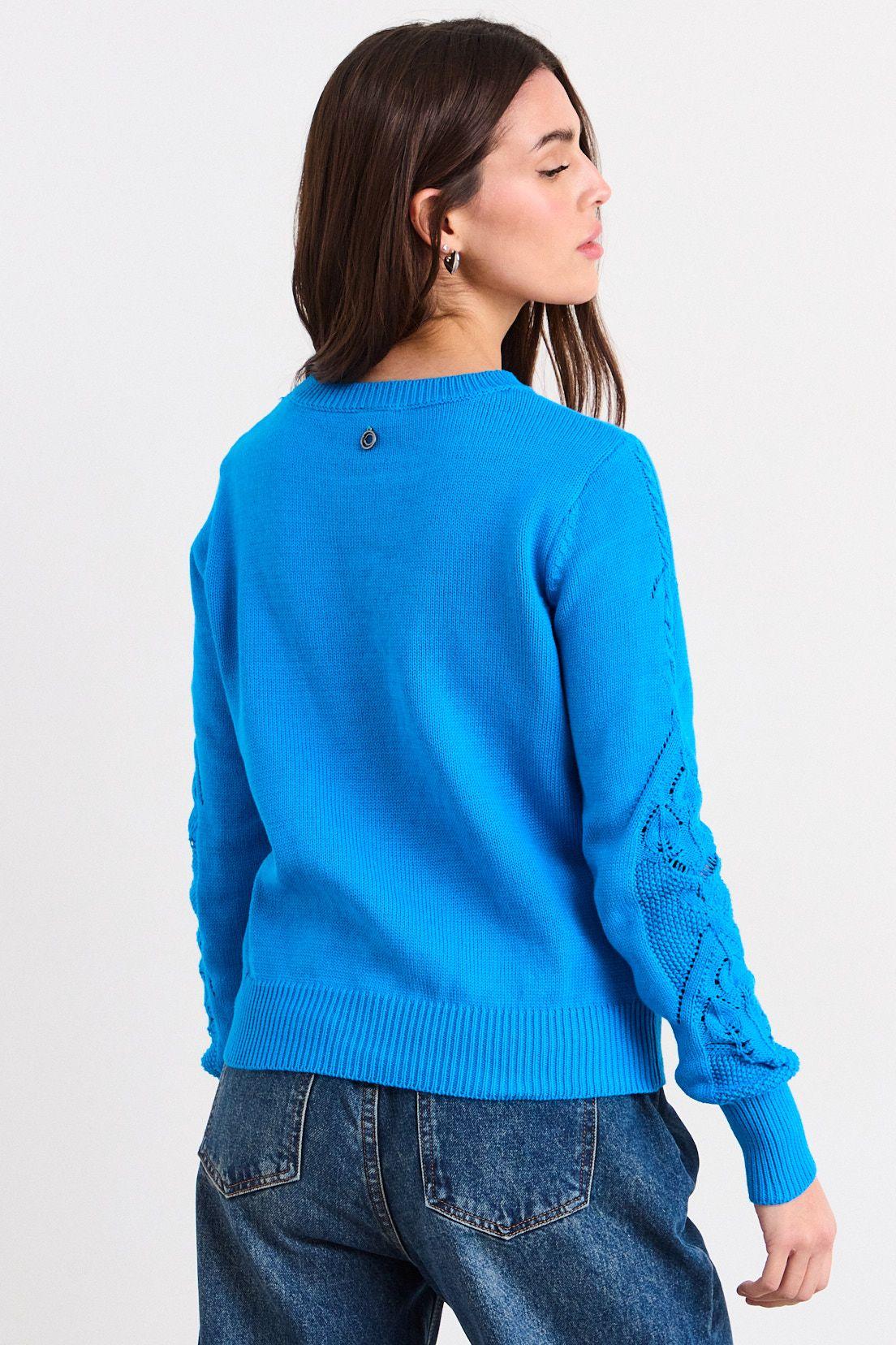 Sweater Liso Azul iO 18120226002134-2