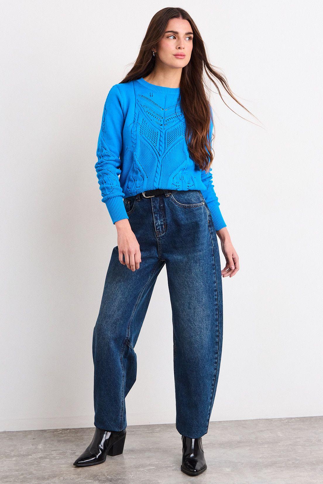 Sweater Liso Azul iO 18120226002134-3