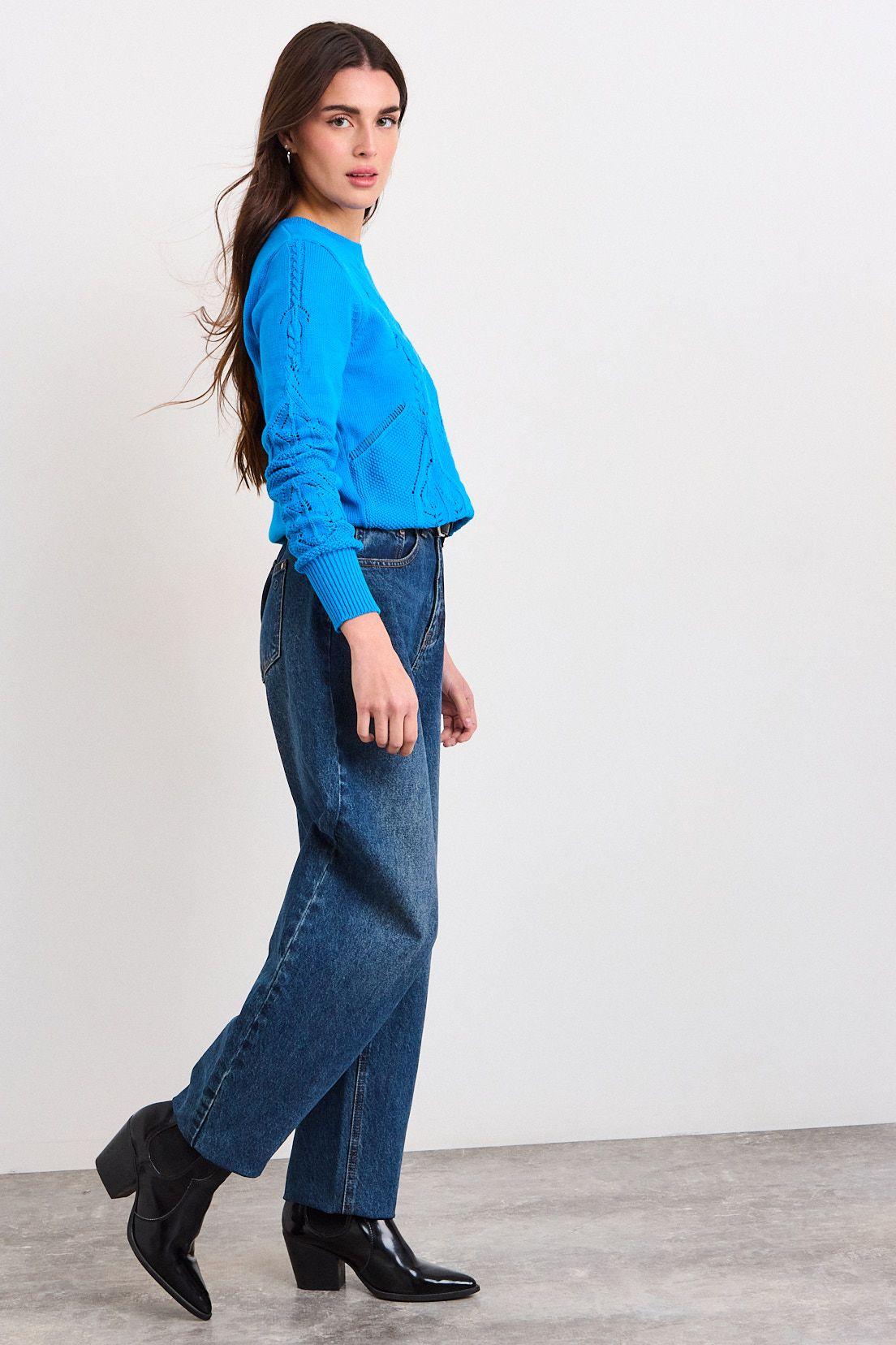 Sweater Liso Azul iO 18120226002134-4
