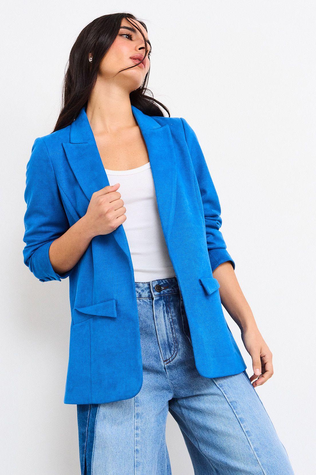 Blazer Liso Azul iO 16020226052134-0