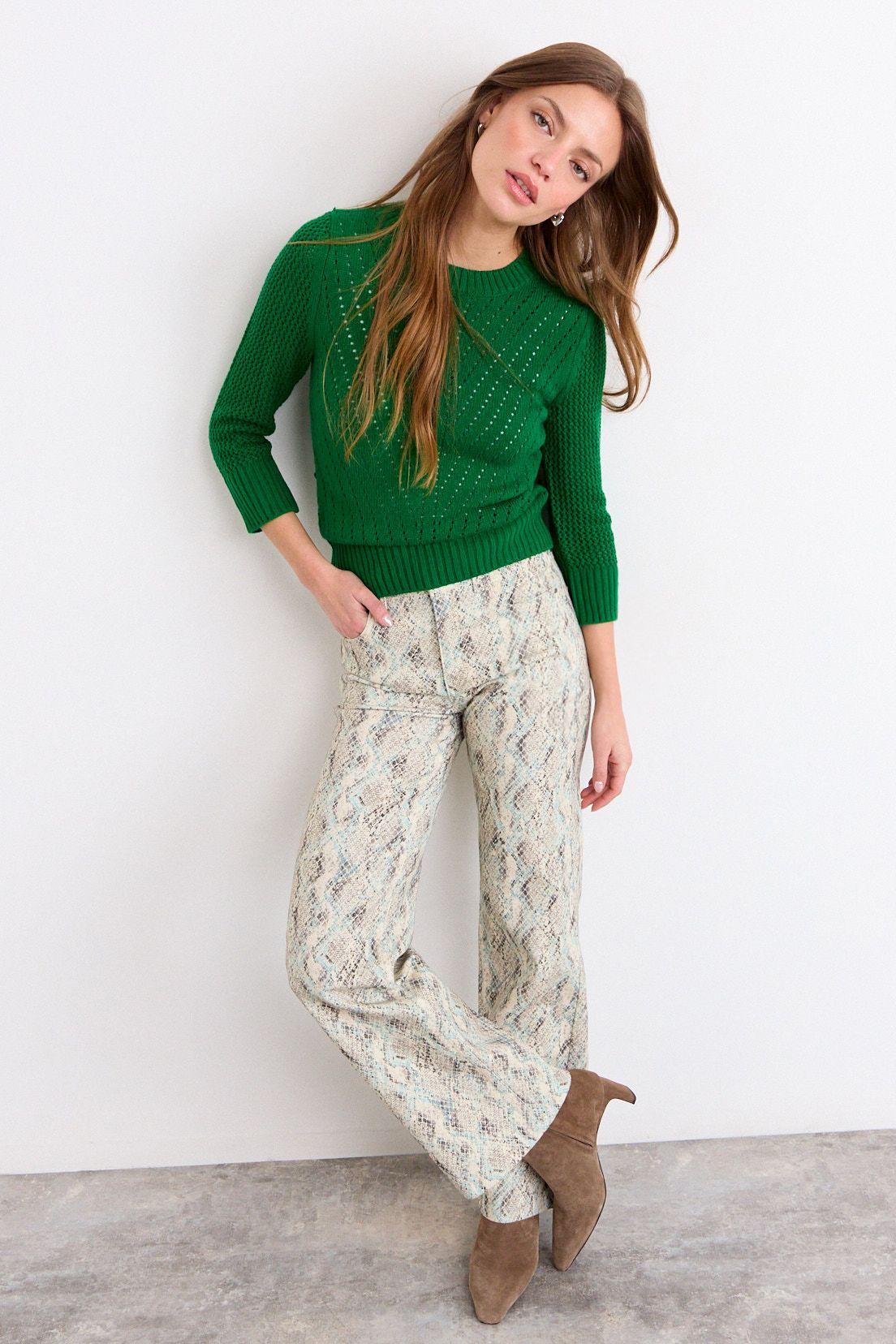 Sweater Liso Verde iO 18120226009217-3