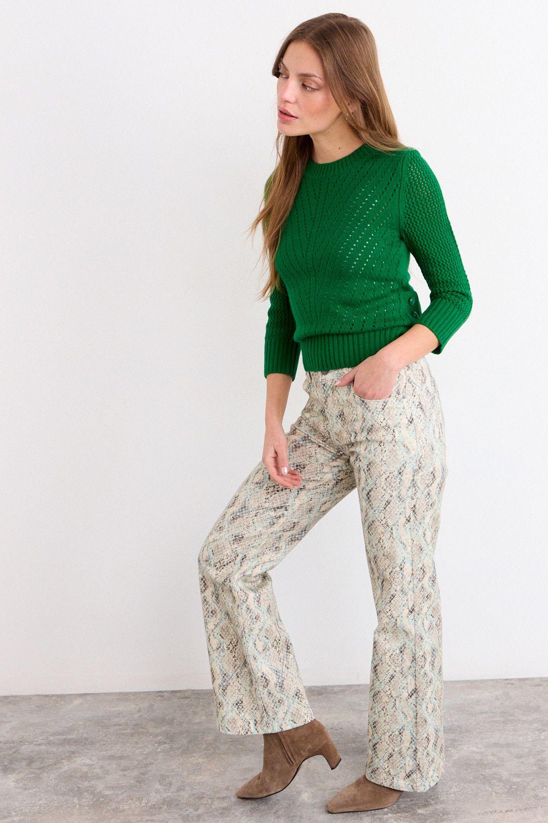 Sweater Liso Verde iO 18120226009217-4