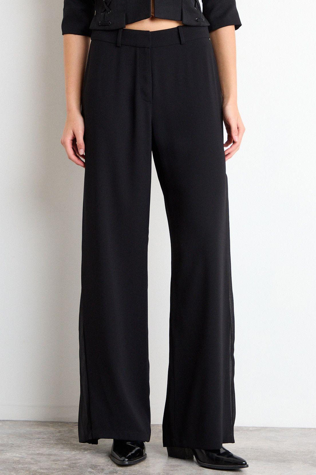 Pantalon Liso Negro iO 11020126051102-1