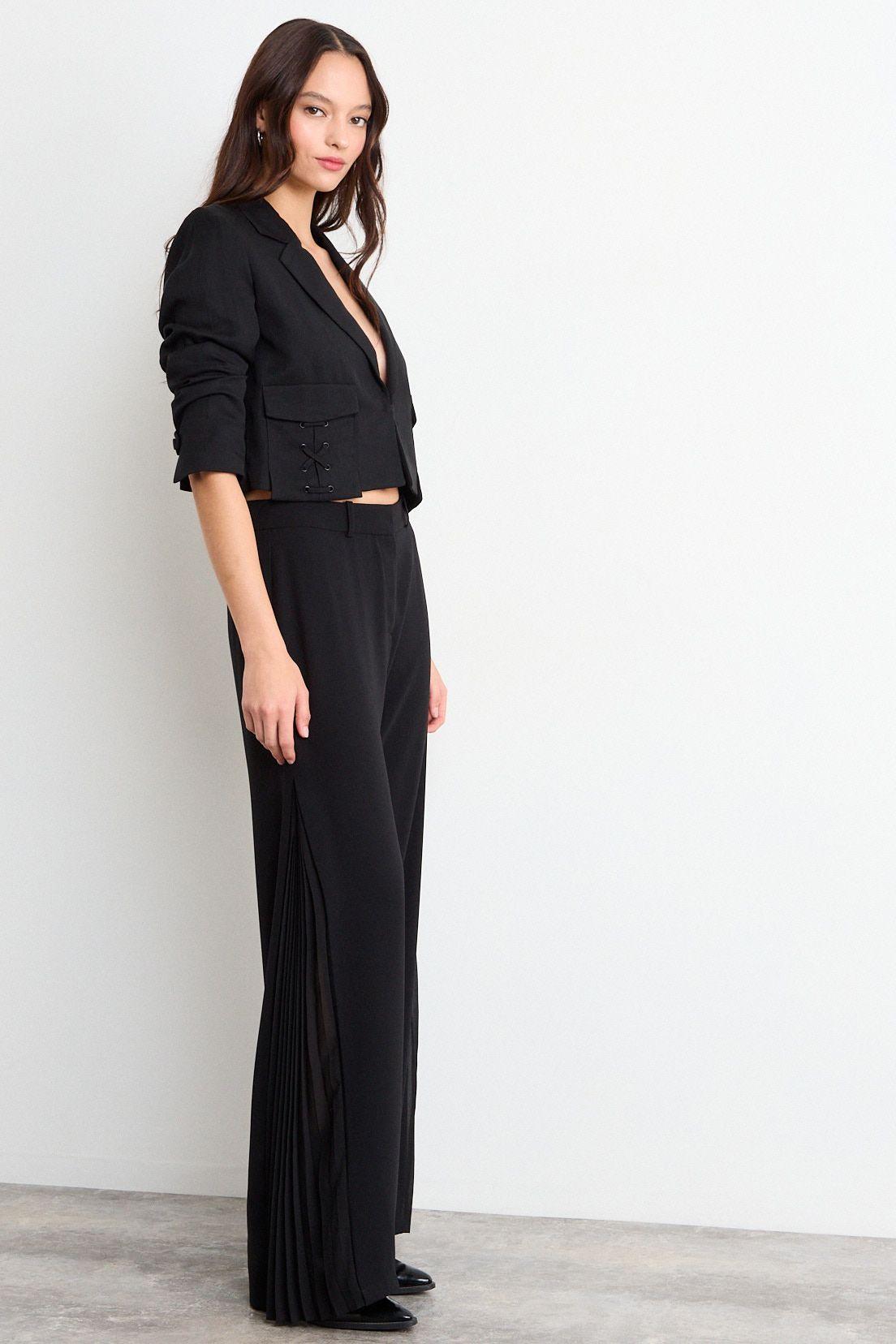 Pantalon Liso Negro iO 11020126051102-3