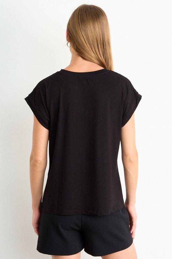 Polera Lisa Hombro Caido Gris Ash 14207225056113-2