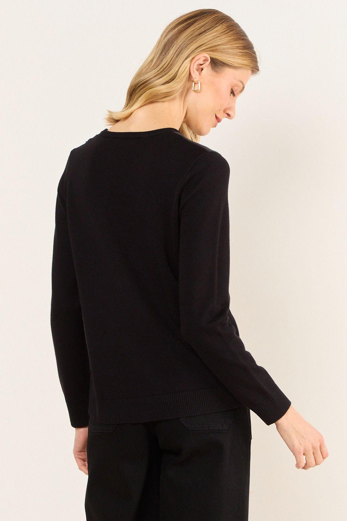 Tejido Con Tachas Negro Ma Griffe 18102226001102-2