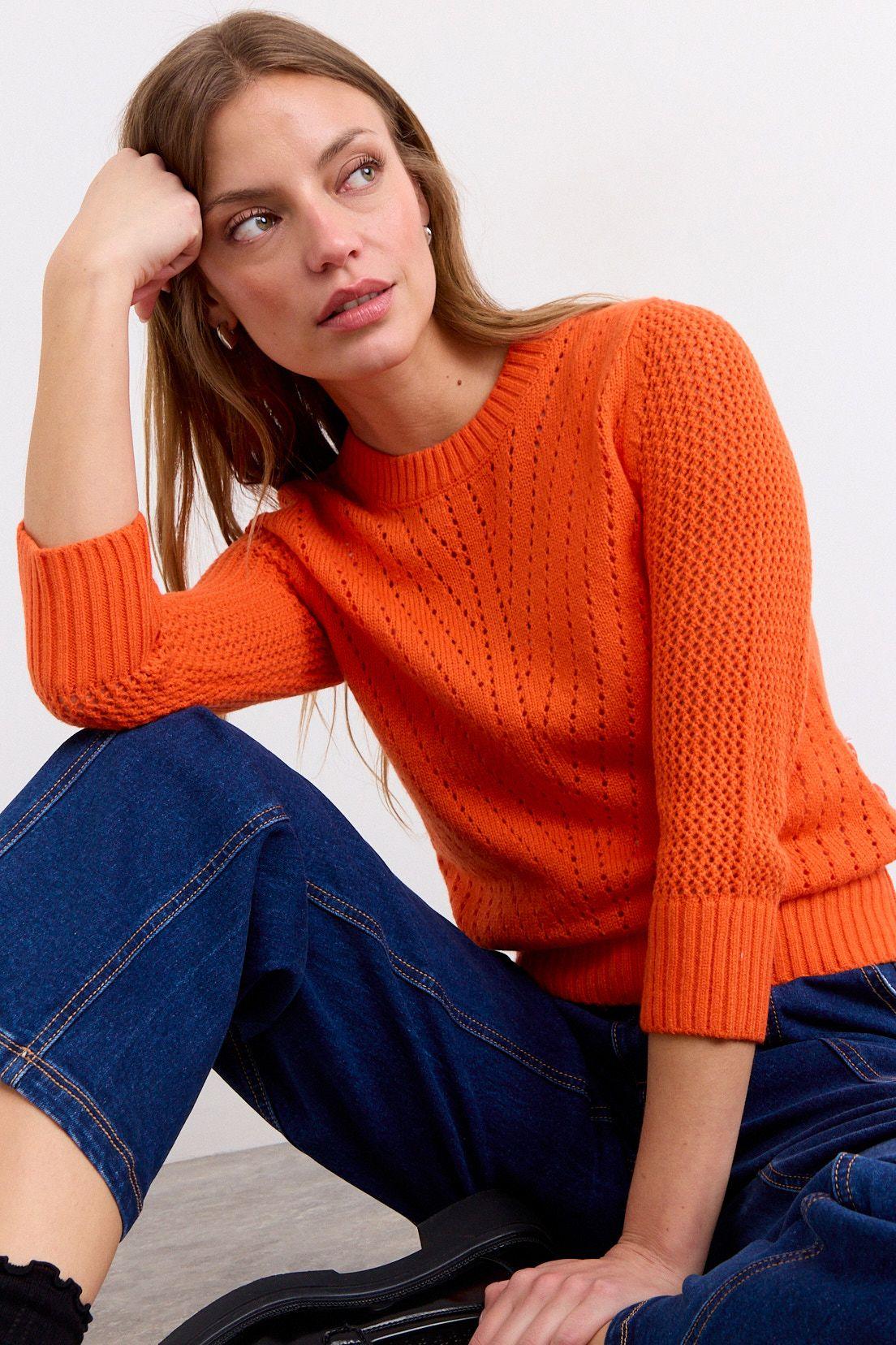Sweater Liso Naranjo iO 18120226009114-2