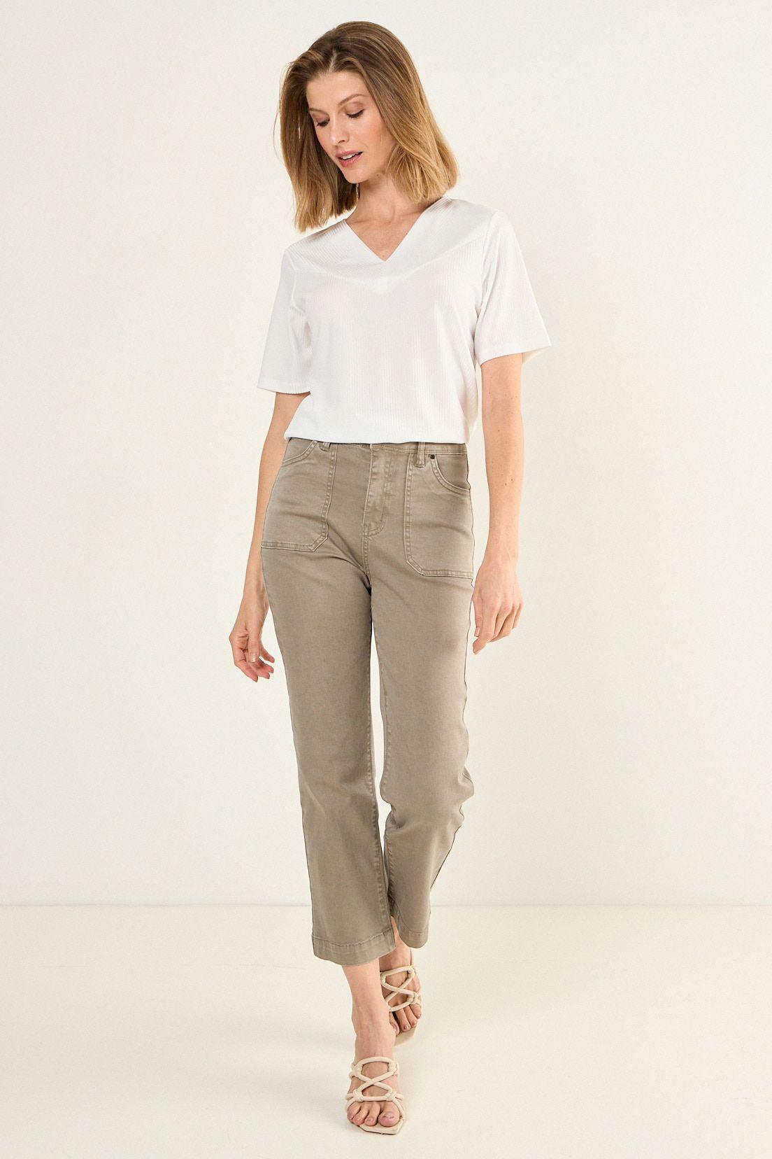 Polera Manga Corta Crudo Ma Griffe 14202126001105-3