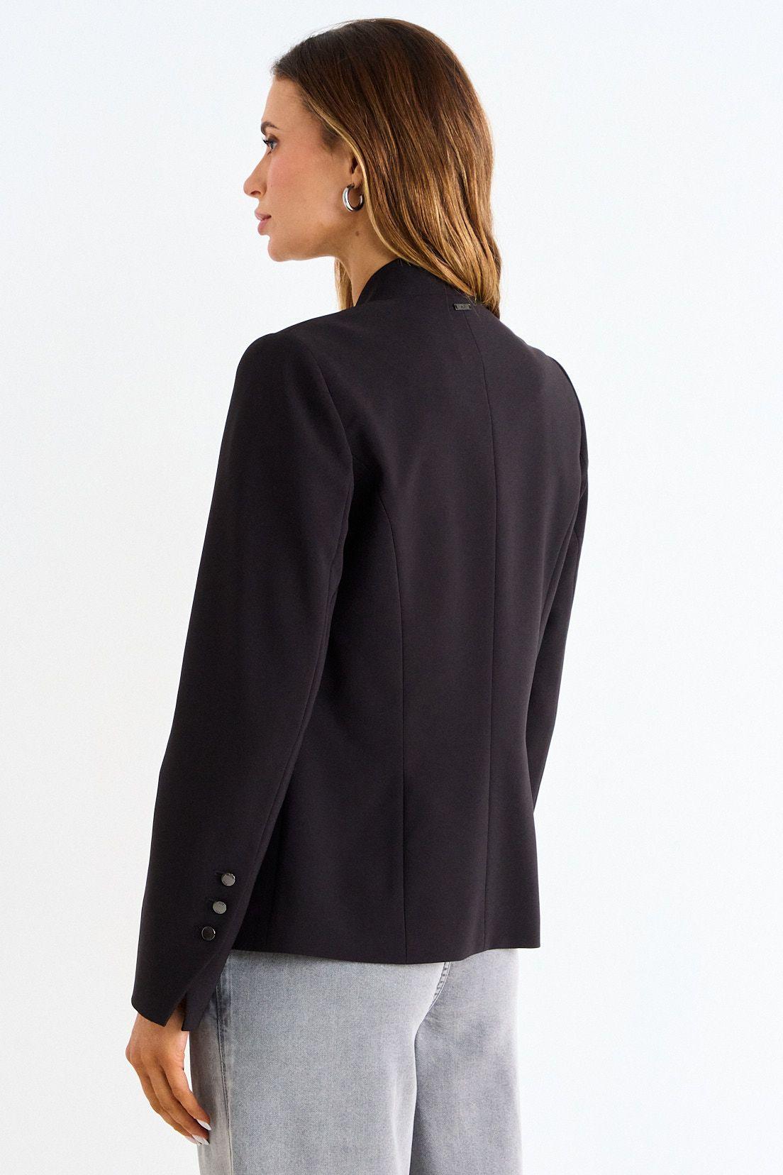 Blazer Liso De Tope Negro Ash 16007126053102-2