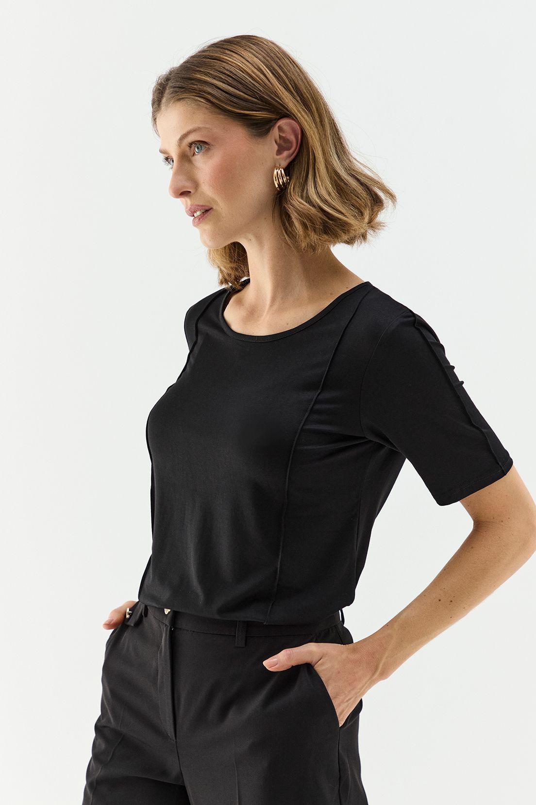 Polera Modal Negro Ma Griffe 14202224062102-4