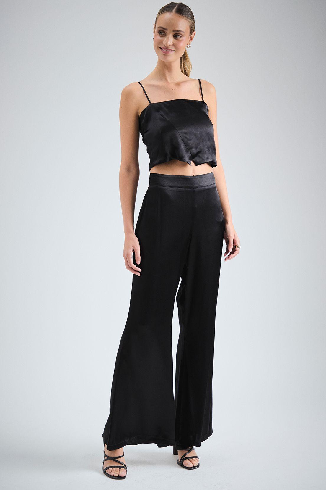 Pantalon Liso Negro iO 11020224065102-0