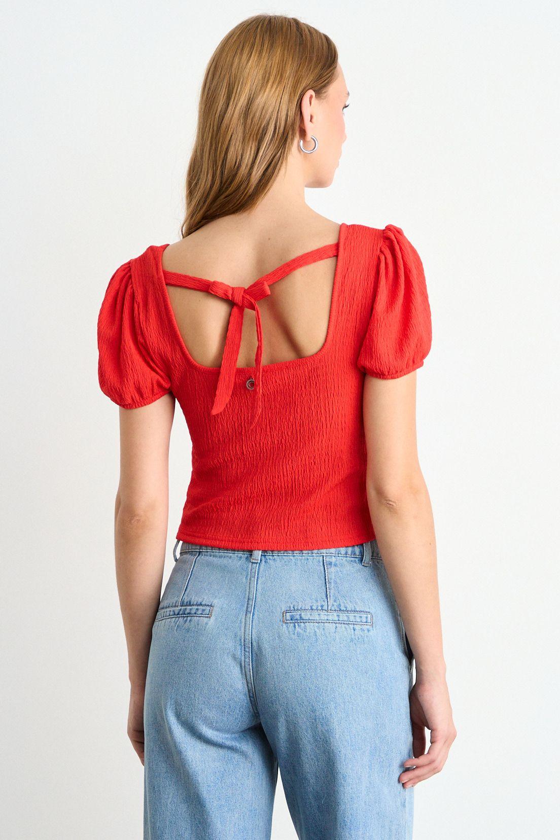 Polera Lisa Rojo iO 14220126001103-2