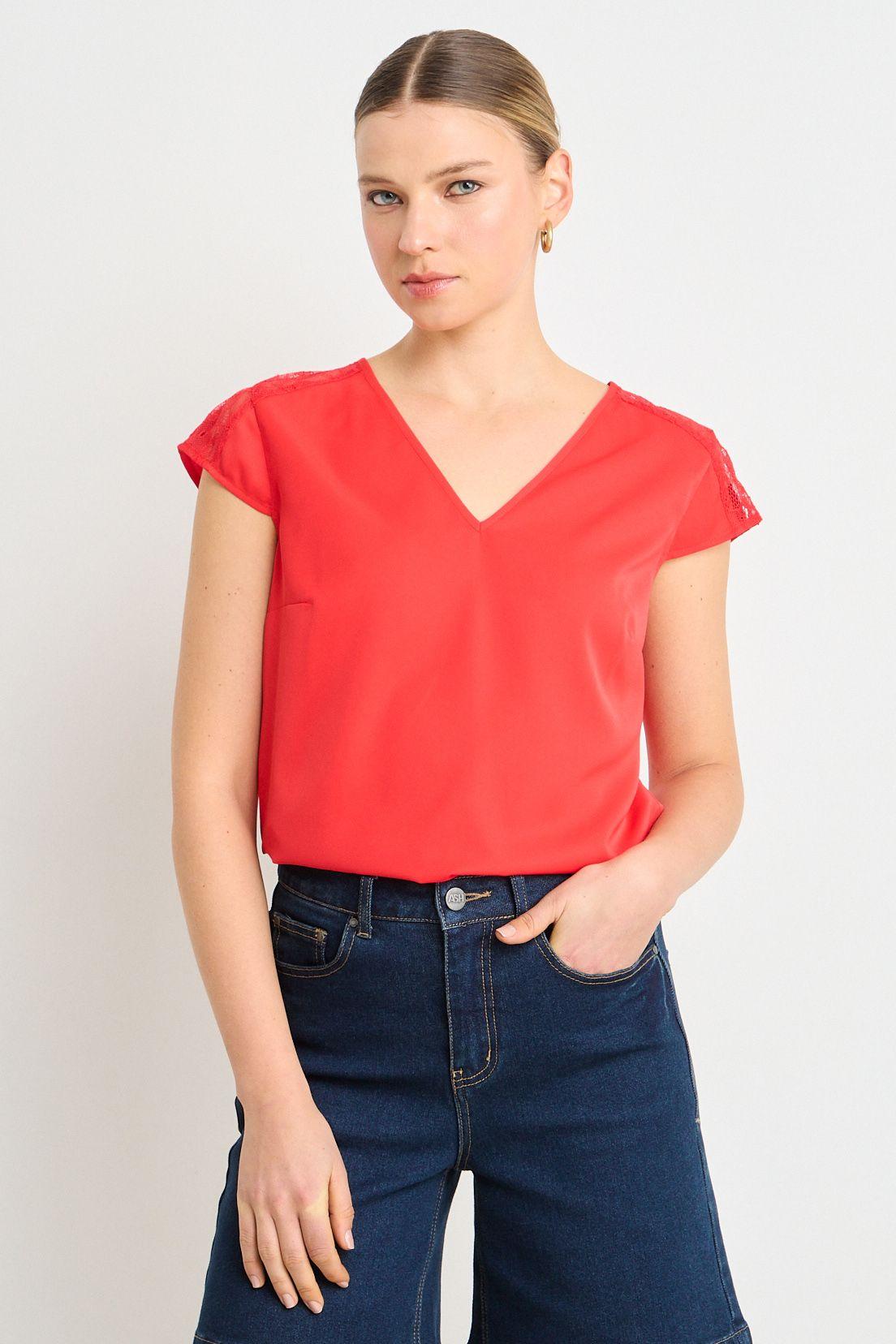 Blusas Rojo Ash 14004225701103-0