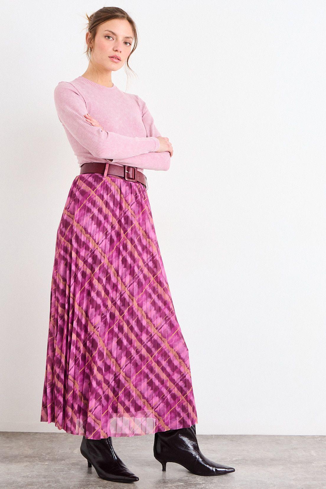 Falda Fantasia Larga Fucsia iO 12420226050116-4