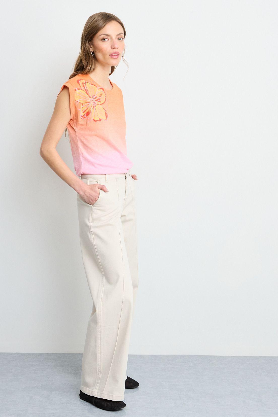 Polera Sin Mangas Naranjo iO 14620225053114-3