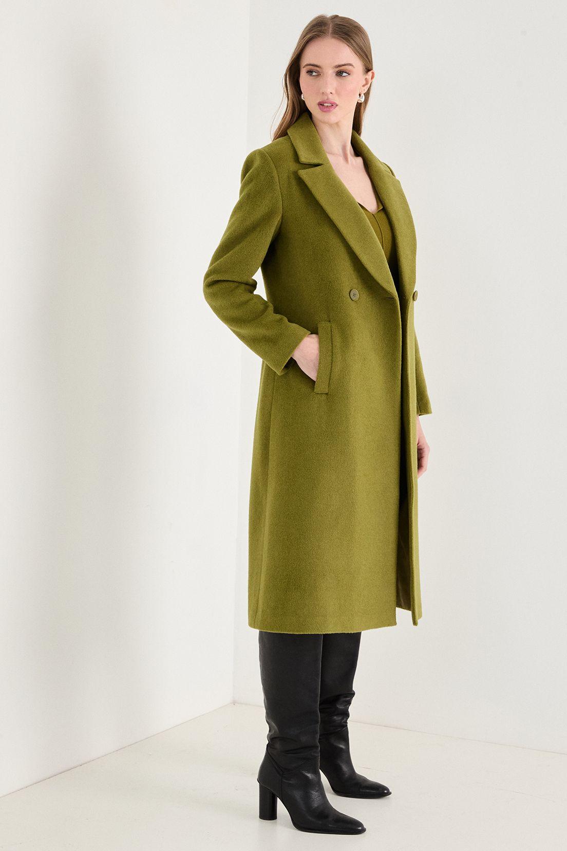Abrigo Liso verde musgo 17207125051107-2
