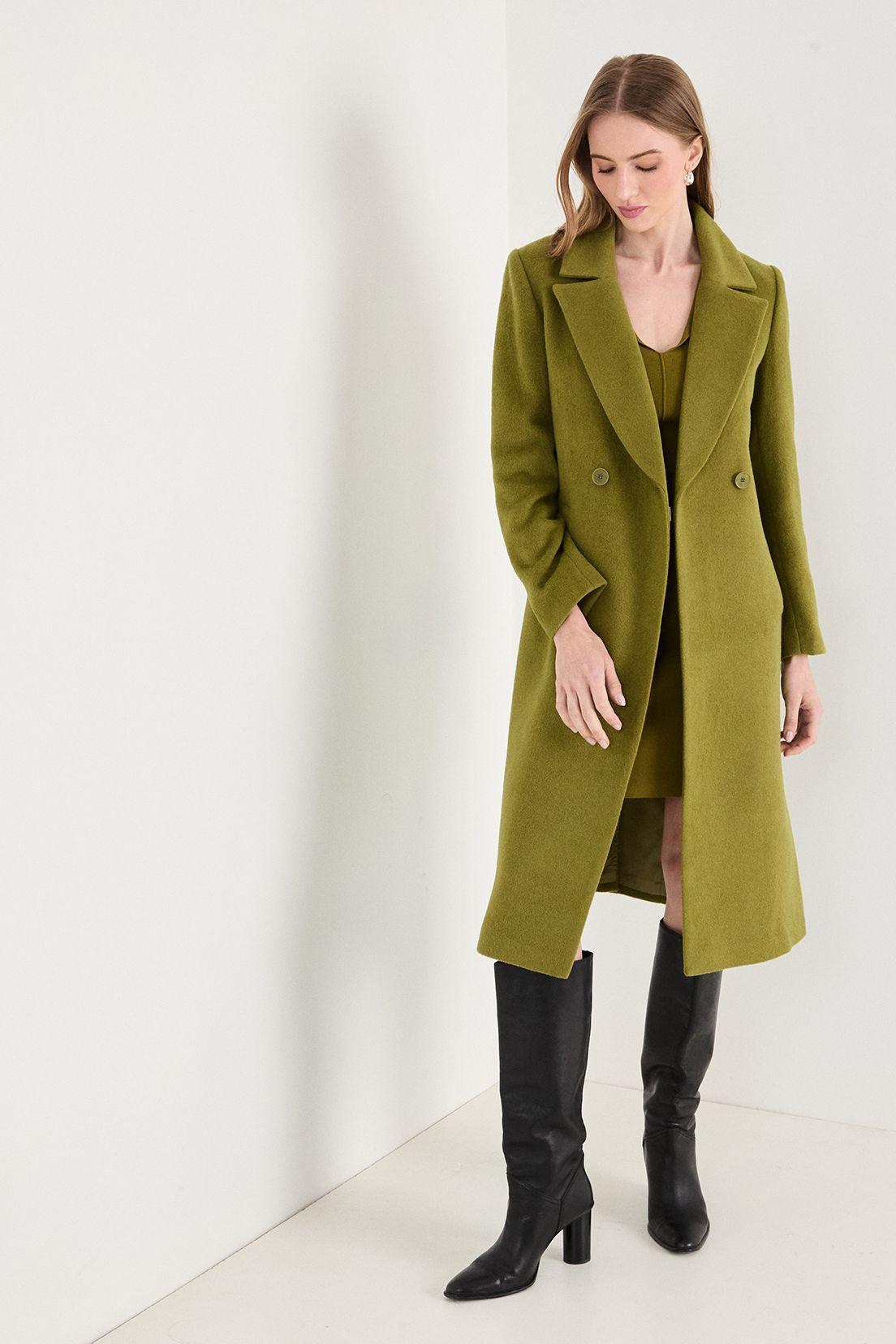 Abrigo Liso verde musgo 17207125051107-3