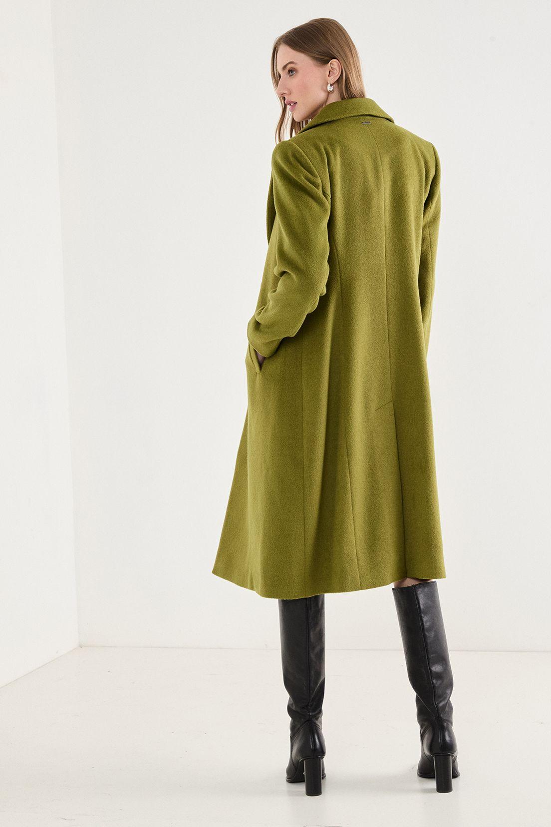 Abrigo Liso verde musgo 17207125051107-4