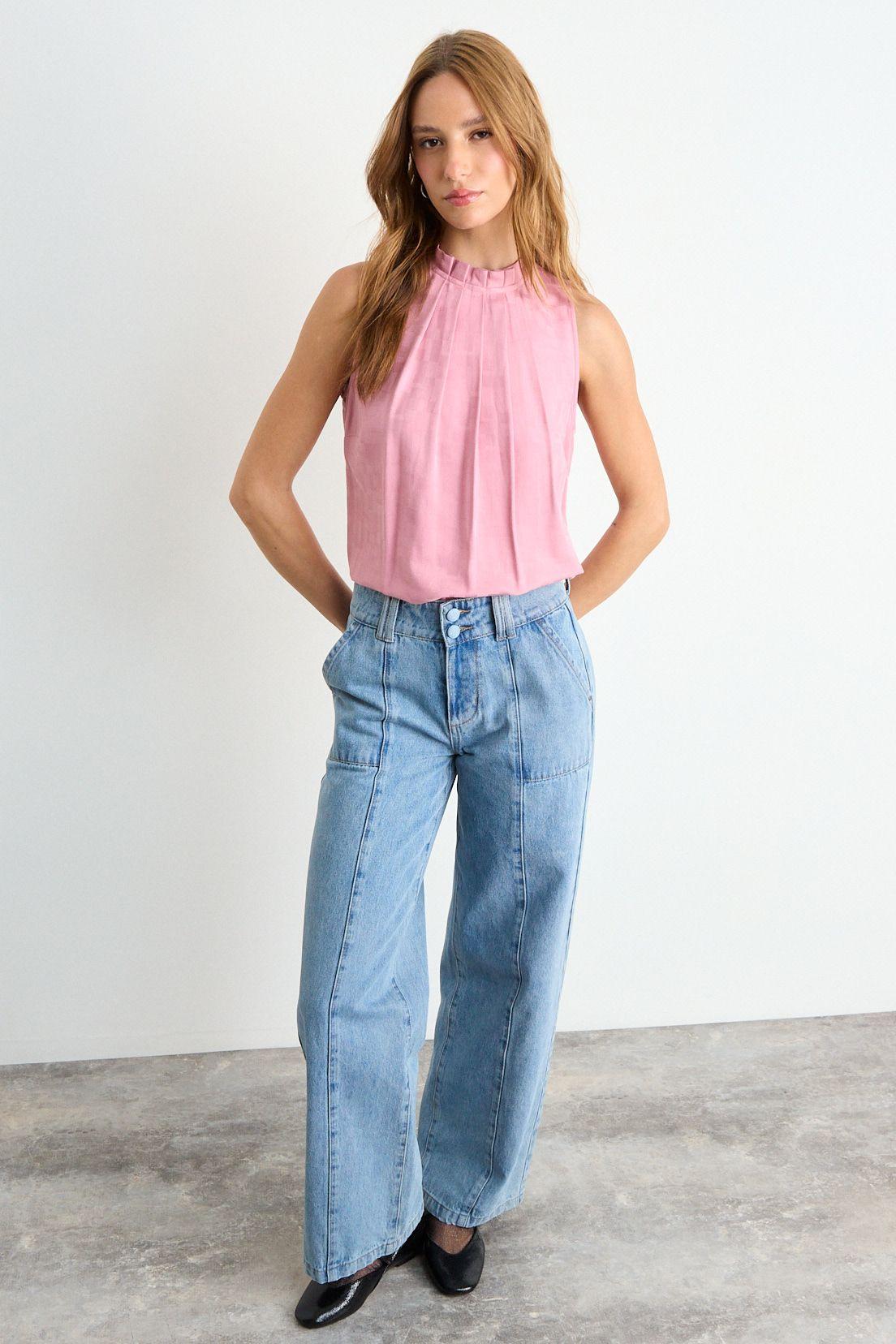 Blusa Lisa Rosa iO 14020126001123-3