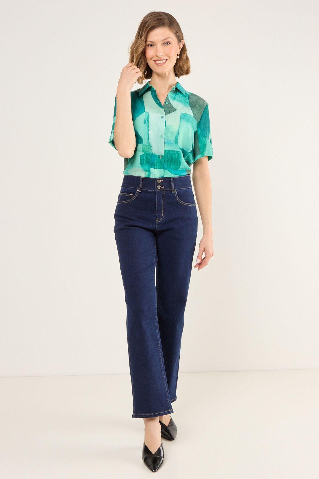 Jeans Recto Azul Ma Griffe 11302225008104-0