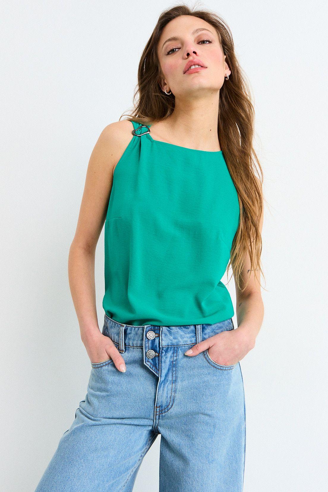 Polera Sin Mangas Verde iO 14220226011217-1