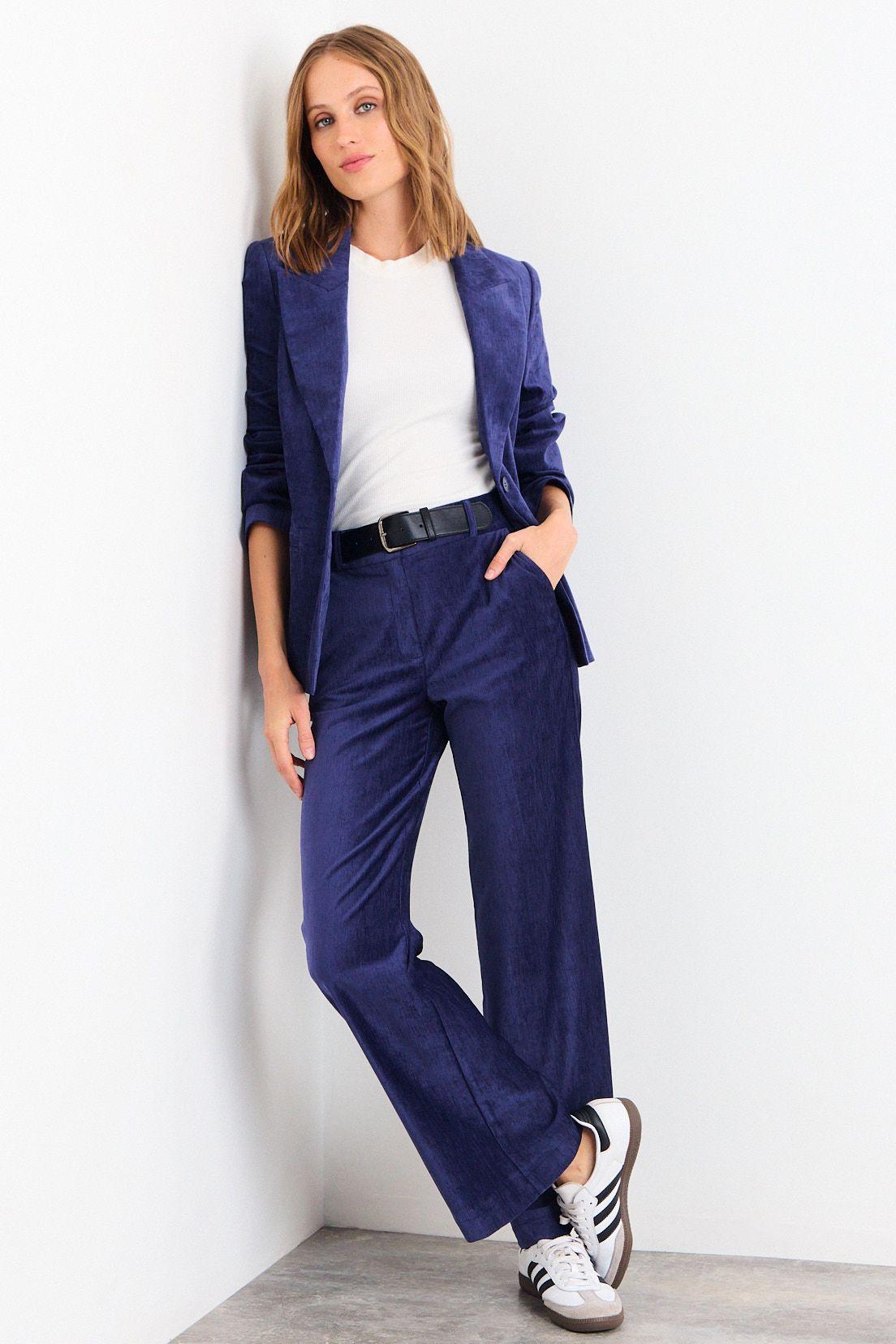 Pantalon Liso Azul iO 11020126012104-0