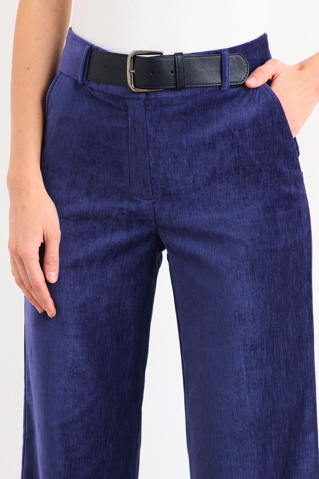 Pantalon Liso Azul iO 11020126012104-2