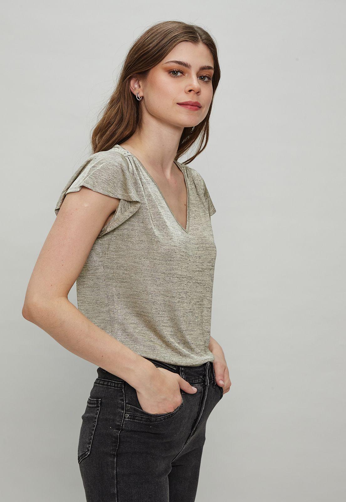 Top Jersey Metalizado Vuelos Beige Ash 14207124053106-2