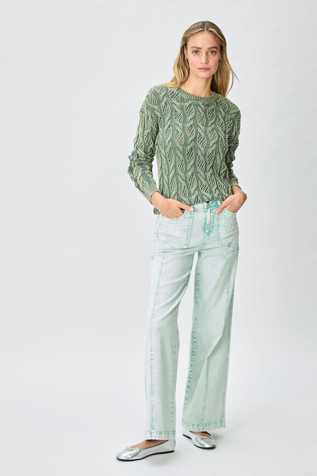 Sweater Liso verde musgo iO 18120125003107-4