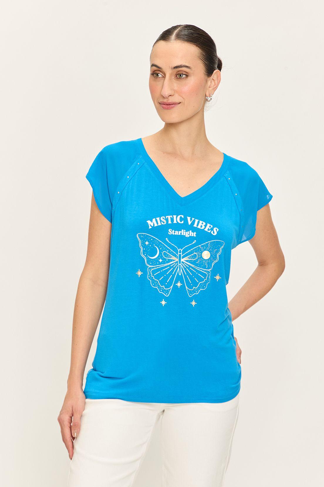 Polera Estampada Azul Ash 14604224001104-3